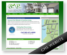 Webster NY Apartment Website