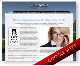 Google Sites for Optometrist