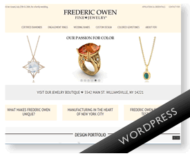 Wordpress shop for jewelry shop