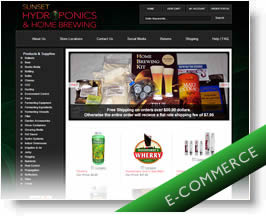 Sunset Hydroponics - Volusion Website