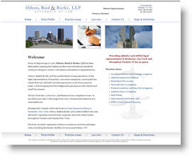 Osborn, Reed & Burke - Webdesign Sample